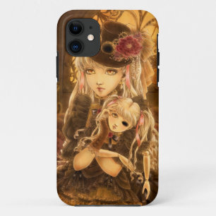 Steampunkの人形の顔のiPhone 5の場合 iPhone 11 ケース
