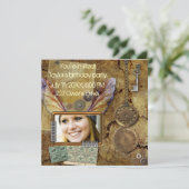 Steampunkの写真の招待状 招待状 (スタンド正面)