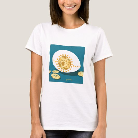 Steampunkの卵のTシャツ Tシャツ (正面)