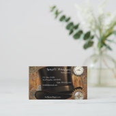 Steampunkの名刺(前部および背部デザイン) 名刺 (スタンド正面)