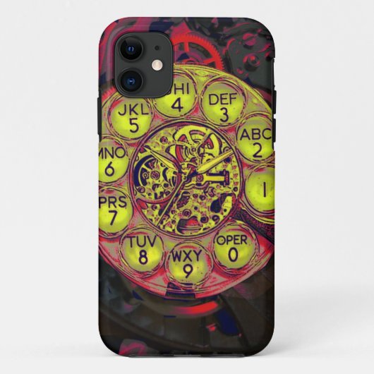 steampunkの回転式スタイルのiphone Case-Mate iPhoneケース (裏面)