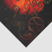 Steampunkの夜のすばらしいsteampunkの女性 薄葉紙 (詳細)