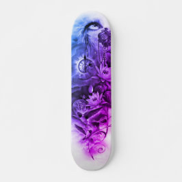 Steampunkの天使のデッキ スケートボード