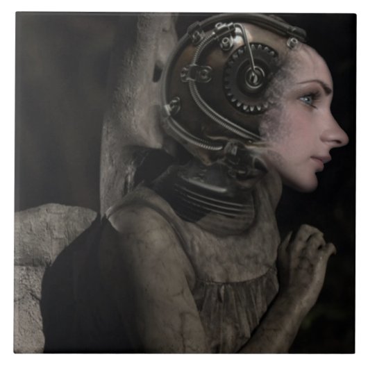 Steampunkの天使 タイル (正面)