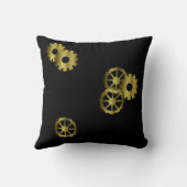 Steampunkの女の子の装飾用クッション クッション (裏面)