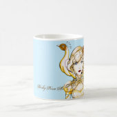 Steampunkの女王および孔雀のマグ コーヒーマグカップ (中央)