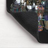 Steampunkの妖精のサーカスお洒落な妖精のMouspad マウスパッド (コーナー)