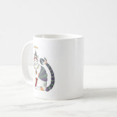 Steampunkの子猫のマグ コーヒーマグカップ (正面左)
