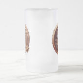 Steampunkの宇宙のチンパンジーの蒸気口のマグ フロストグラスビールジョッキ (中央)