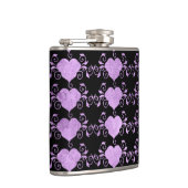 Steampunkの抽象的なハート フラスク (右)