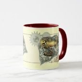 Steampunkの操縦出来る空気旅行のコーヒー・マグ マグカップ (正面右)