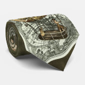 Steampunkの操縦出来る空気旅行のネクタイ ネクタイ (ロール)