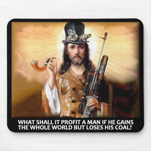 Steampunkの救助者 マウスパッド (正面)