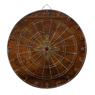 Steampunkの旧世界の地図及びコンパス面図のデザイン ダーツボード