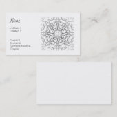 Steampunkの曼荼羅 名刺 (正面/裏面)