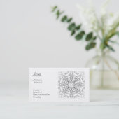 Steampunkの曼荼羅 名刺 (スタンド正面)