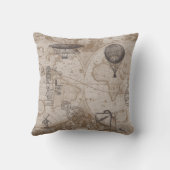 Steampunkの枕 クッション (裏面)