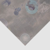 Steampunkの止め枠のひも 薄葉紙 (詳細)