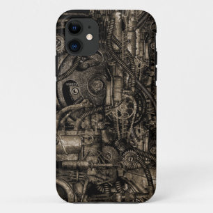 Steampunkの汚い機械類 iPhone 11 ケース