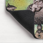 Steampunkの海底くらげ マウスパッド (コーナー)