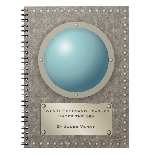 Steampunkの潜水艦のhublot ノートブック (正面)