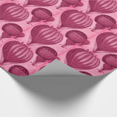 Steampunkの熱気の気球のアンティークのヴィンテージ ラッピングペーパー (角)