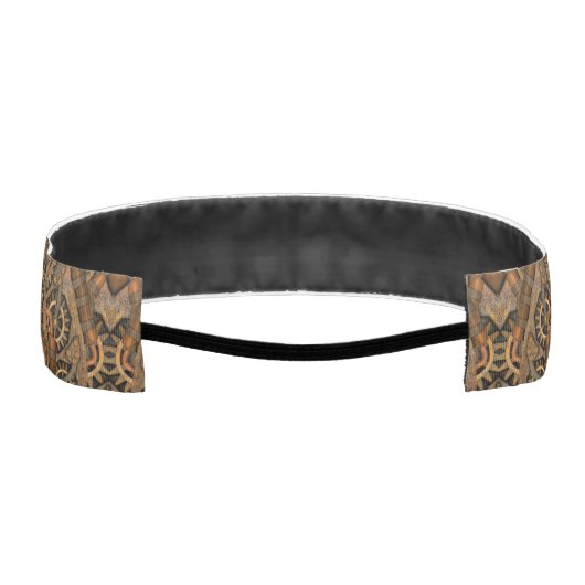 Steampunkの産業ヴィンテージの時計仕掛け アスレチックヘッドバンド (裏面)