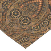 Steampunkの産業ヴィンテージの時計仕掛け ショートテーブルランナー (コーナー)