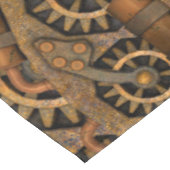 Steampunkの産業ヴィンテージの時計仕掛け テーブルクロス (アングル)