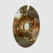 Steampunkの素晴らしいsteampunkのデザイン オーナメント (正面)