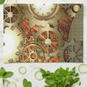 Steampunkの素晴らしいsteampunkのデザイン キッチンタオル (折り畳み)