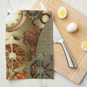 Steampunkの素晴らしいsteampunkのデザイン キッチンタオル (四つ折り)