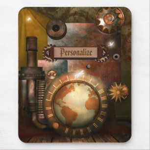 Steampunkの美しいパーソナライズなマウスパッド マウスパッド