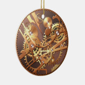 steampunkの腕時計のギア セラミックオーナメント (右)