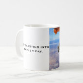 Steampunkの航空機 コーヒーマグカップ (正面左)