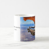 Steampunkの航空機 コーヒーマグカップ (中央)