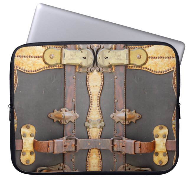 Steampunkの荷物の電子工学のバッグ ラップトップスリーブ (正面)
