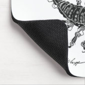 Steampunkの蠍座のマウスパッド マウスパッド (コーナー)