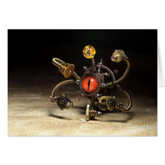 Steampunkの見る人のロボット
