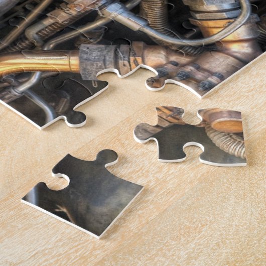Steampunkの配管の管 ジグソーパズル (側面)