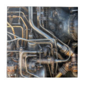 Steampunkの配管の管 タイル (正面)