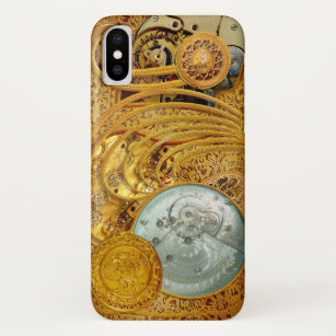 Steampunkの金ゴールド iPhone X ケース