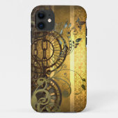 Steampunkの鎖および花模様 Case-Mate iPhoneケース (裏面)