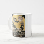 Steampunkの音楽的なタコのマグ コーヒーマグカップ (正面左)