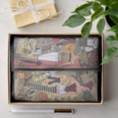 Steampunkの風変わりなペーパー人形の芸術のティッシュペーパー 薄葉紙 (ギフト)