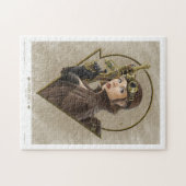 Steampunkの飛行士のパズル ジグソーパズル (横)