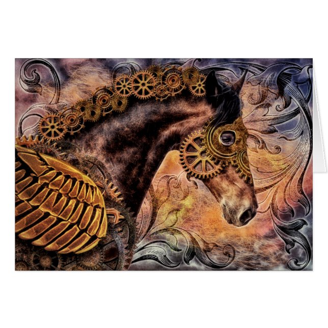 Steampunkの馬 (正面横)