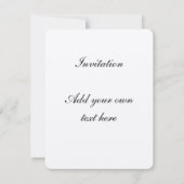 Steampunkの魔法使いのすばらしい帽子 招待状 (裏面)