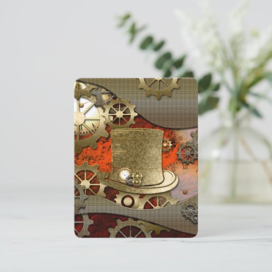 Steampunkの魔法使いのすばらしい帽子 招待状 (スタンド正面)