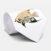 Steampunkの魚のタイ ネクタイ (ロール)